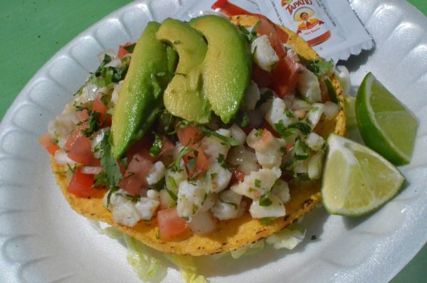 Tostada de Ceviche